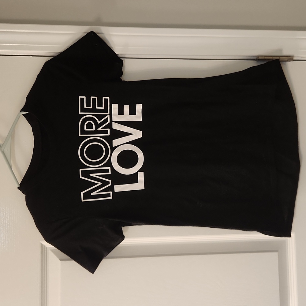 Black "More Love" T-Shirt